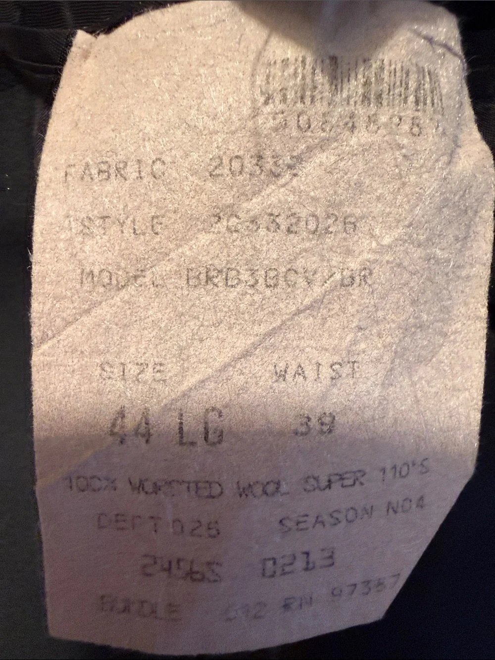 Vintage Brooks Brothers Jacket with Gold Logo Label